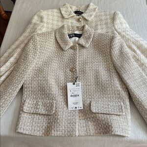 Zara 2 for price of 1. Cropped Textured Blazers